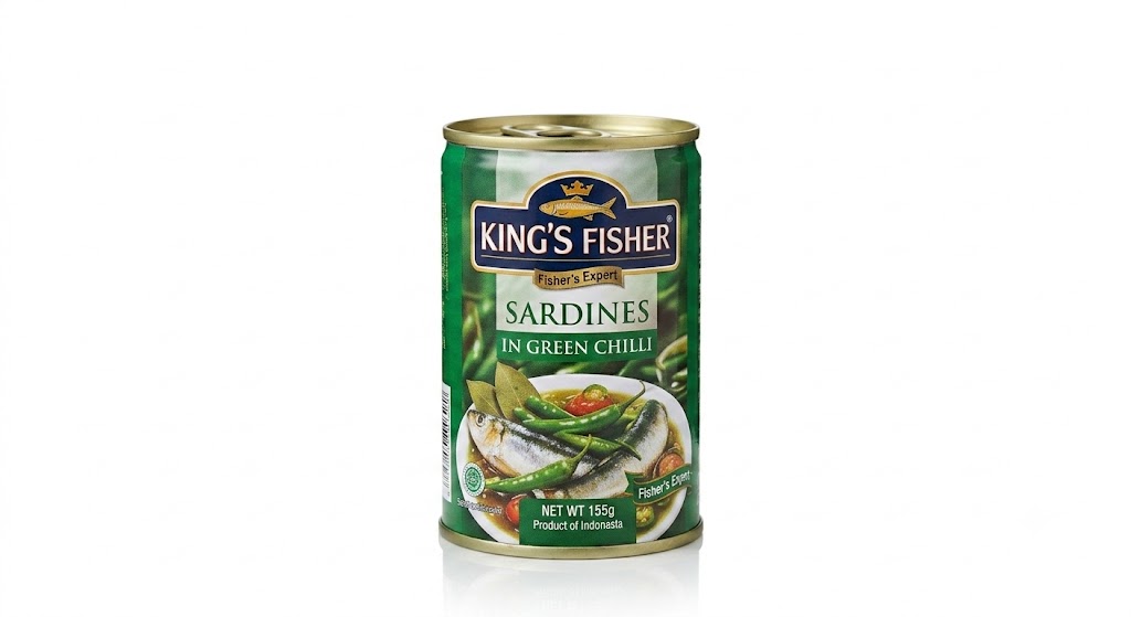 KING'S FISHER SARDINES IN GREEN CHILLI