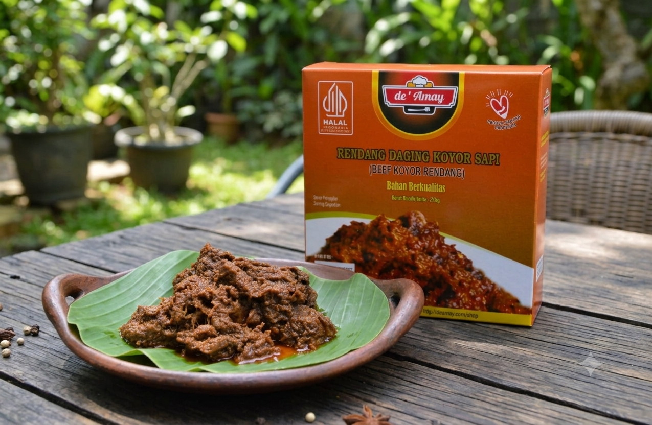 DeAmay Ready-to-Eat Beef Rendang 250 gr