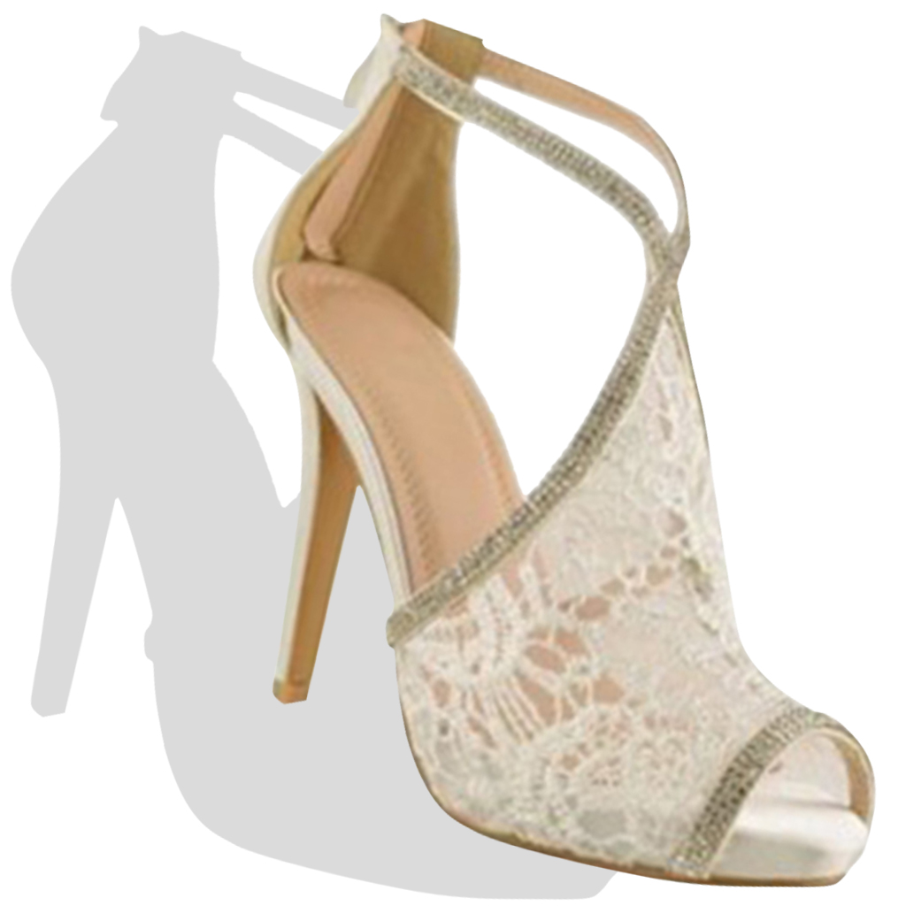 Melati Peep toe Slingback