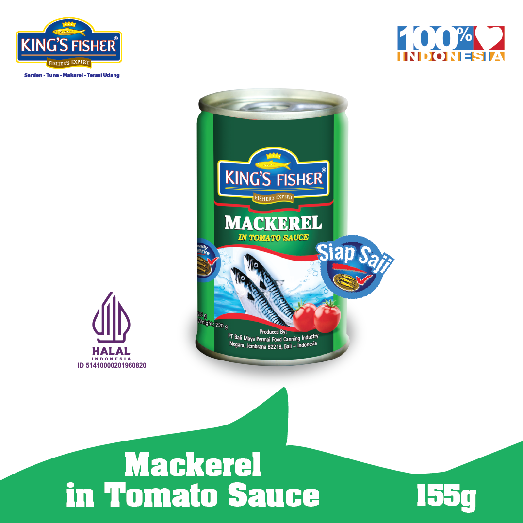 KING'S FISHER MACKEREL IN TOMATO SAUCE