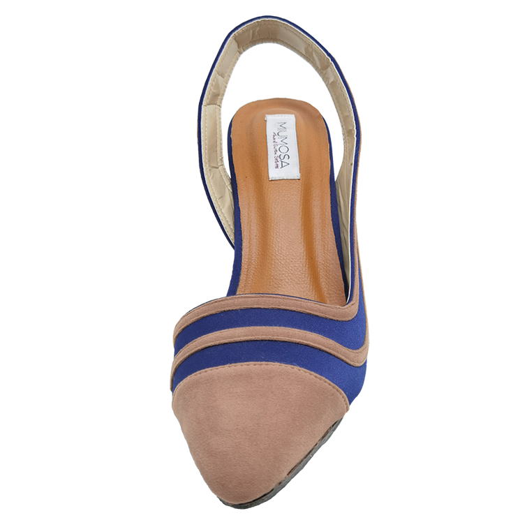 Ocean Emilie Layered Slingback Pumps