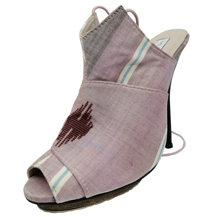 Pink Tabba Stiletto Pumps