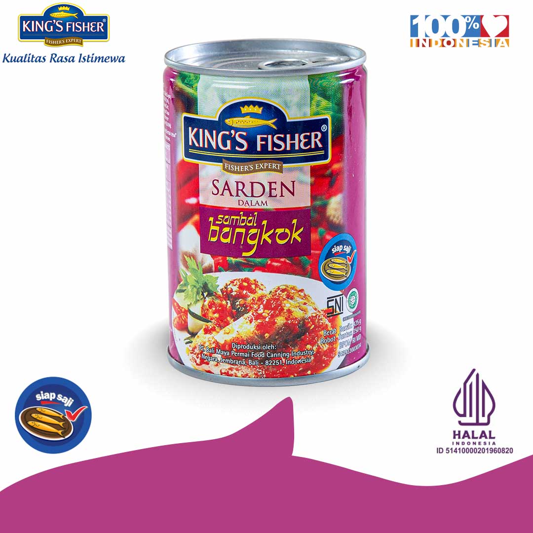 KING'S FISHER SARDINES  IN BANGKOK SAUCE