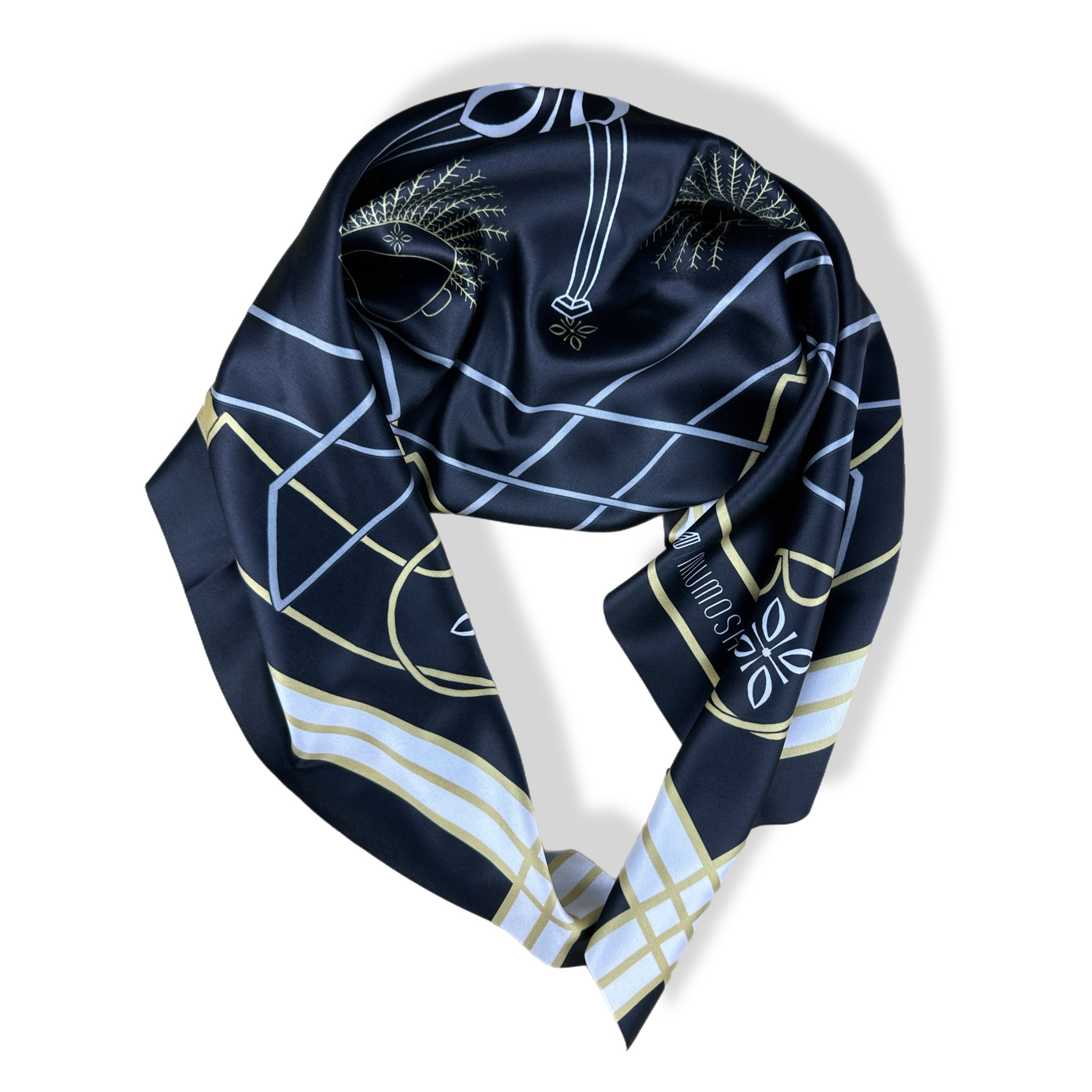 Jakarta Skyscrapers Silk Scarf