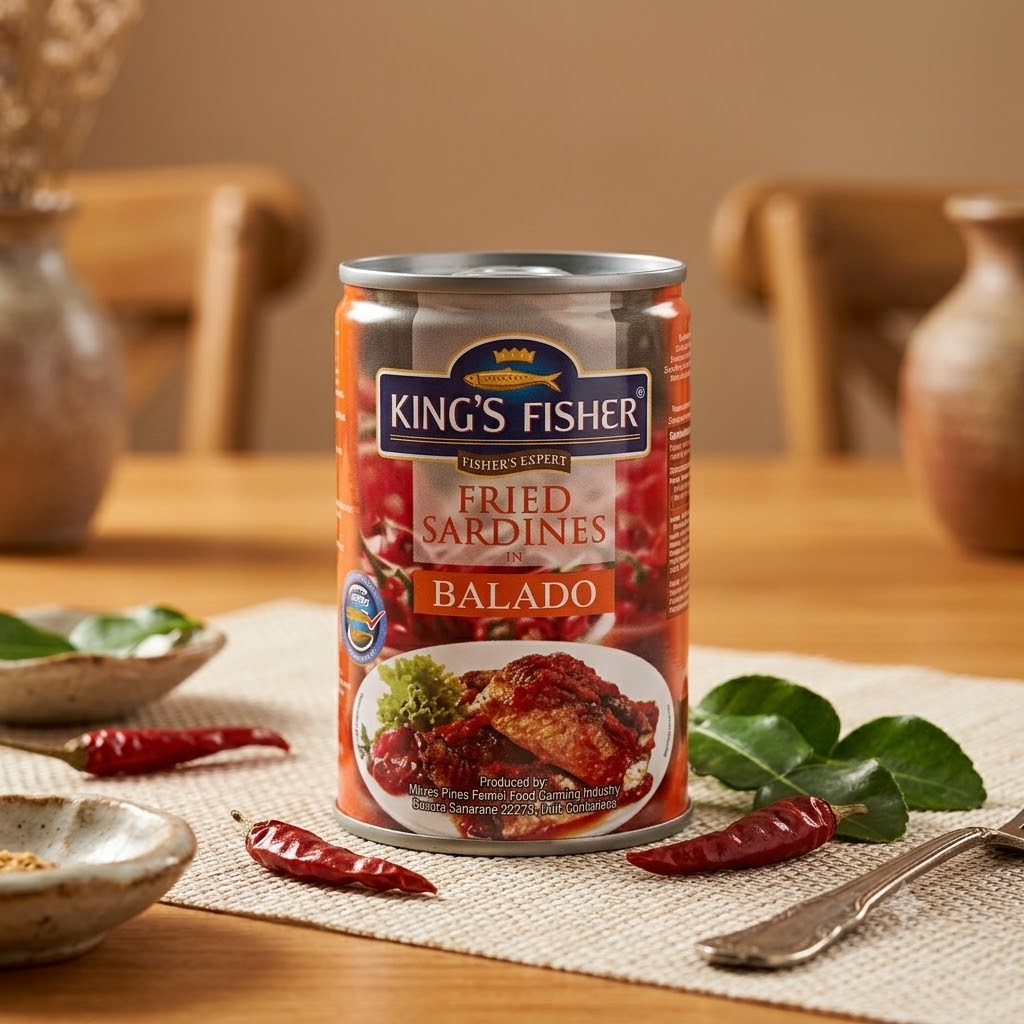 KING'S FISHER FRIED SARDINES IN BALADO