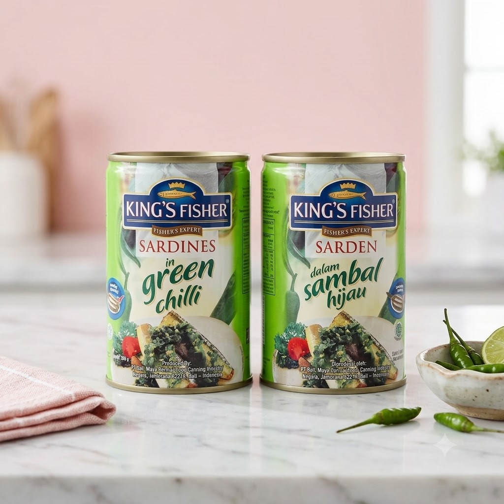KING'S FISHER SARDINES IN GREEN CHILLI