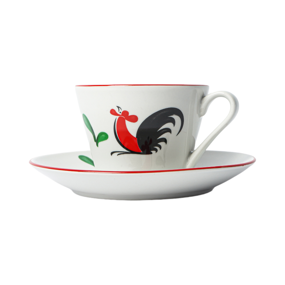 TEA CUP+SAUCER KUKURUYUK KPV-02CS