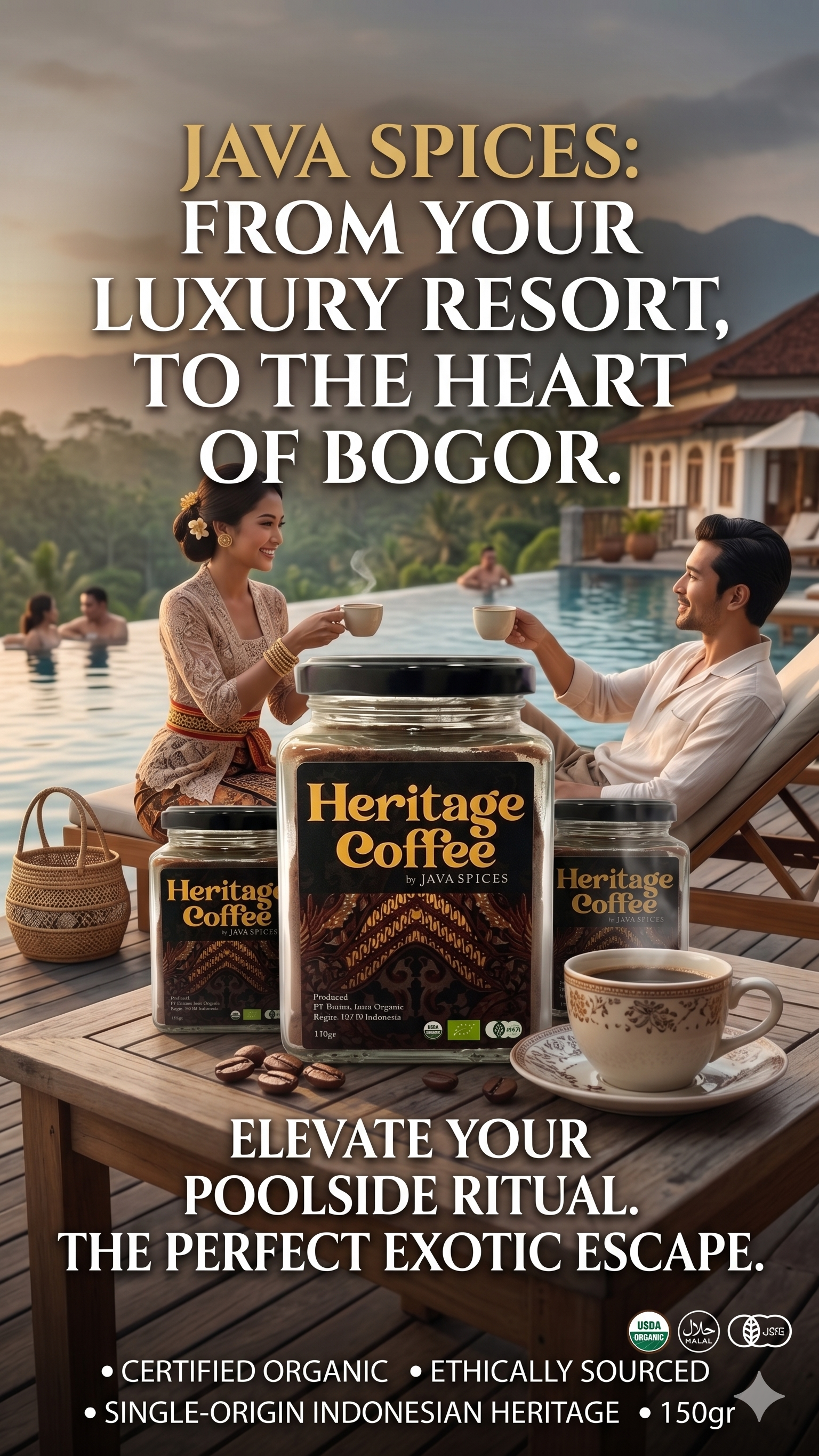 Heritage coffee Java spices