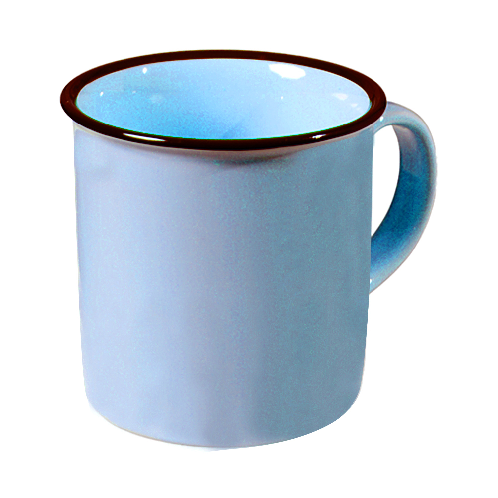 MUG ENAMEL DENBY BLUE 9CM