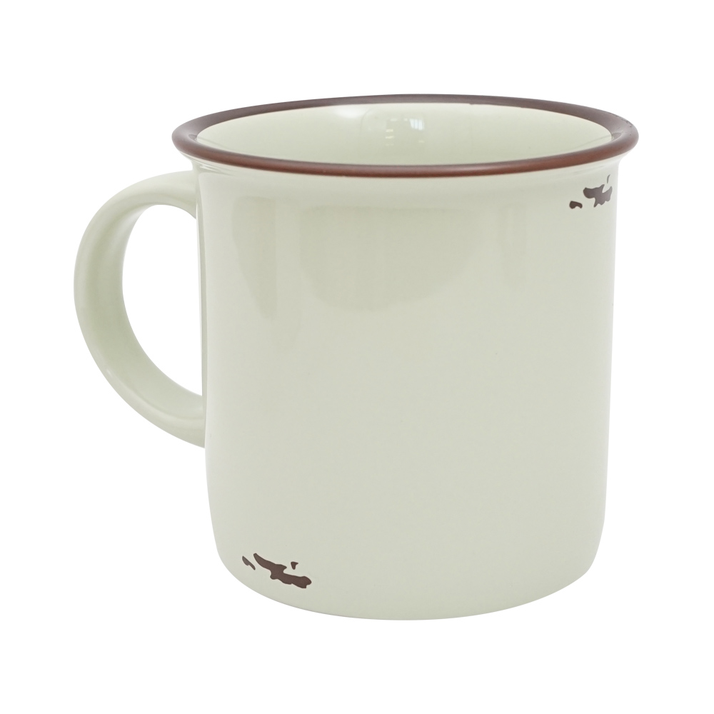 MUG PORCELAIN VINTAGE IVORY KSK 02 CM