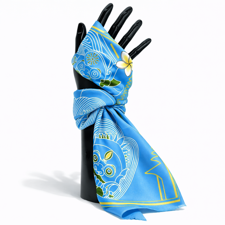 YinYang Silk Scarf