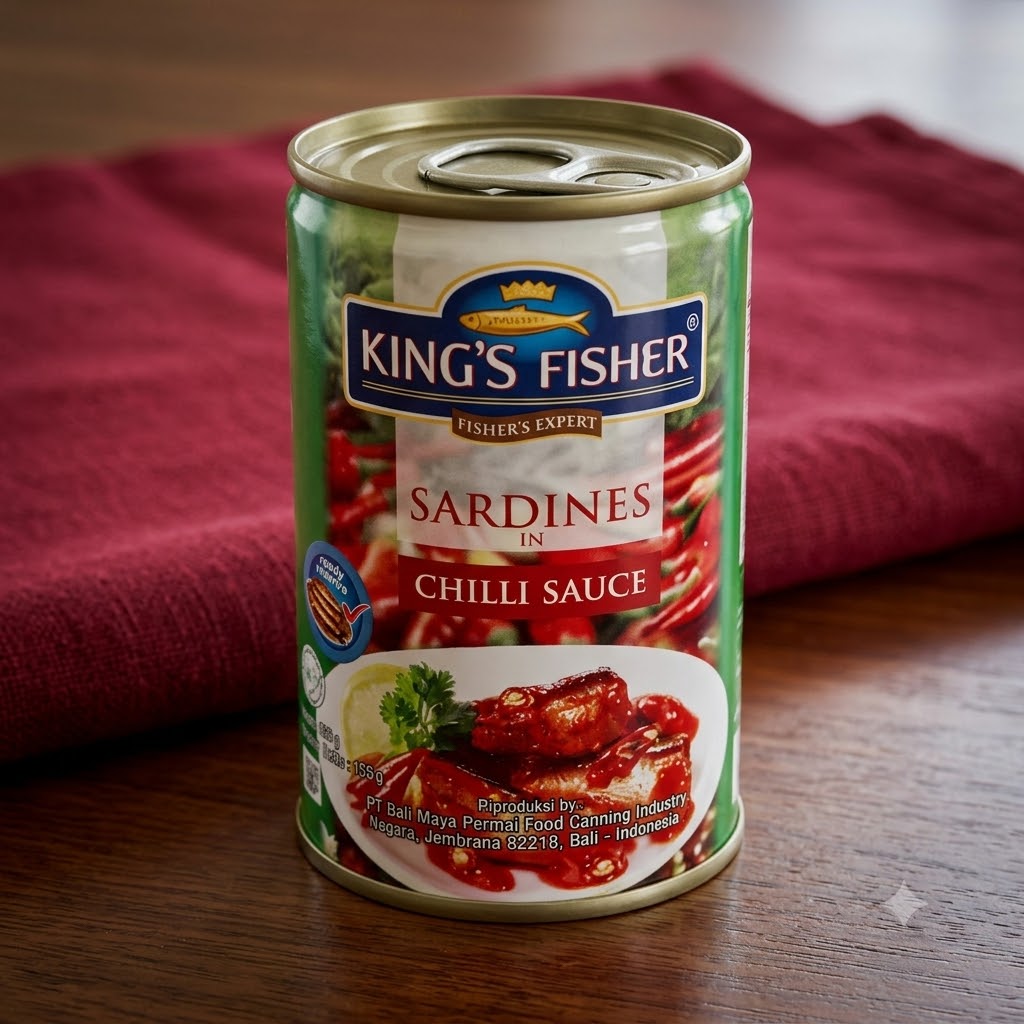 KING'S FISHER SARDINES IN CHILLI SAUCE	425