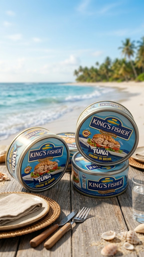 KING'S FISHER TUNA CHUNK IN BRINE