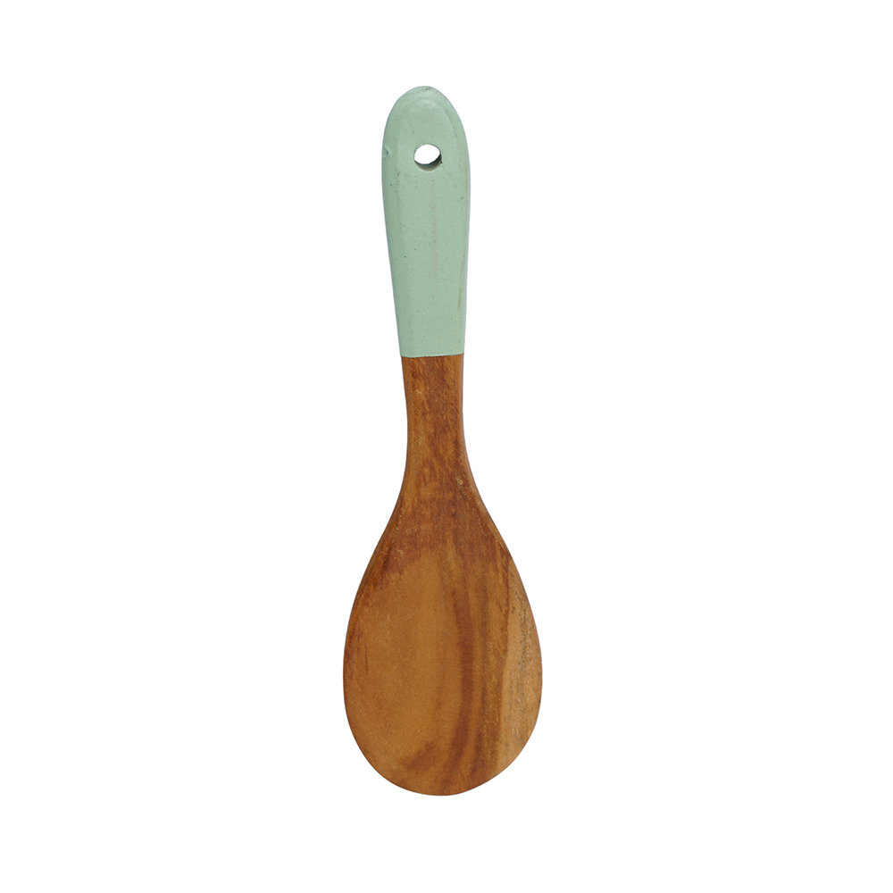TEAKWOOD RICE SPOON TWOTONE KWD-ST004