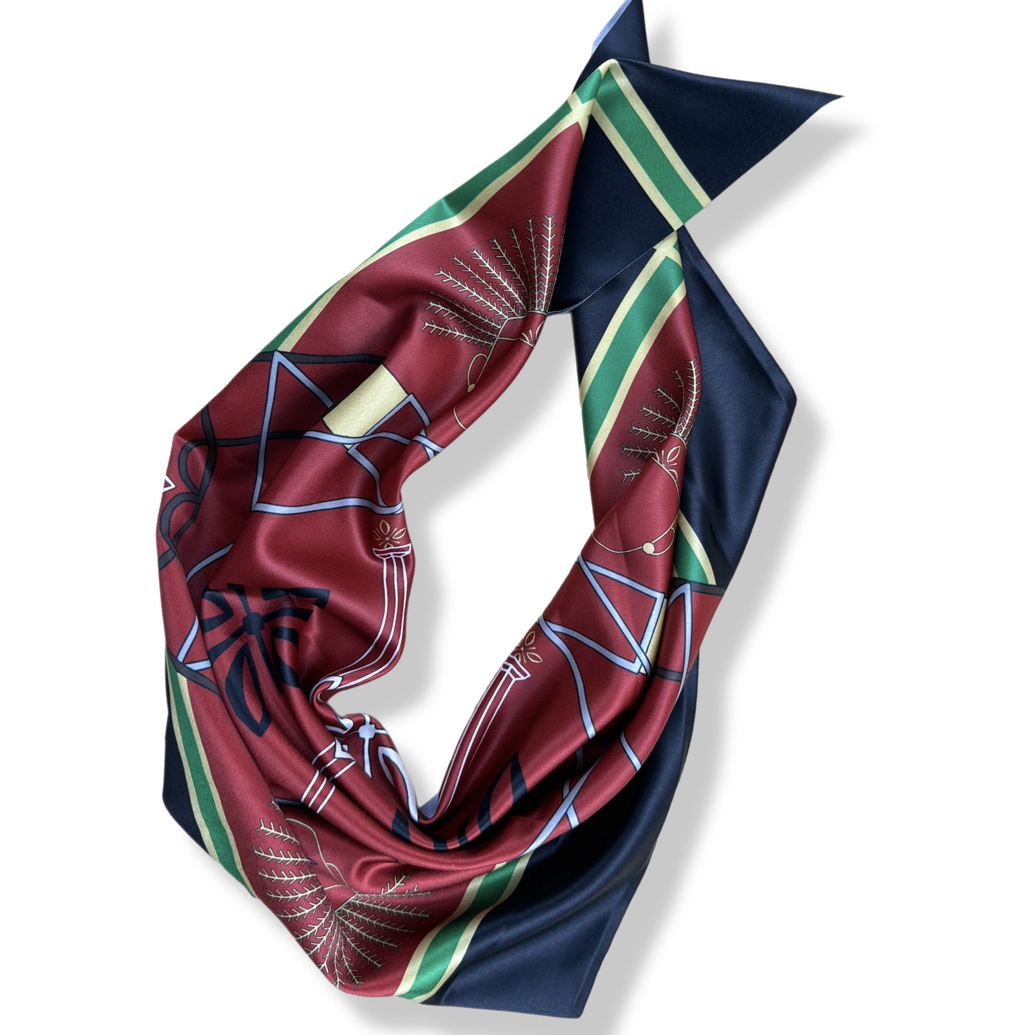 Jakarta Global City Silk Scarf